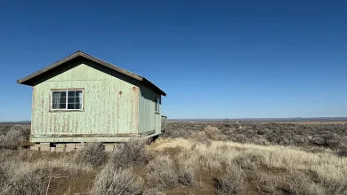 Photo of $25,000 – Off-Grid Cabin on 5 Acres Near Sand Dunes in Christmas Valley, OR