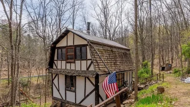 Photo of $129,900 – Rustic Hand-Built Cabin on 13.2 Acres with Stream in Sugar Grove, WV