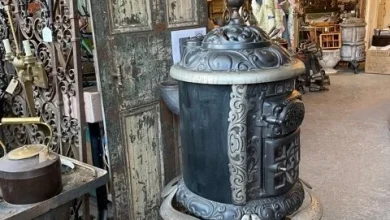 Photo of Antique Cast-Iron Stoves – Timeless Beauty and Craftsmanship from a Bygone Era