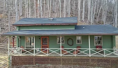 Photo of Mountain View Log Cabin with 6+ Acres Near Boone, North Carolina