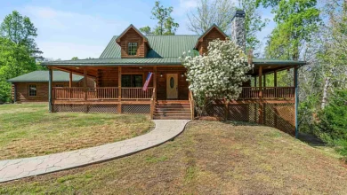 Photo of Private Blythewood, SC Log Home Retreat on Wooded Acreage with Creek Front Serenity