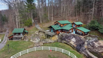 Photo of Stunning One-of-a-Kind Retreat in Rock Cave, WV with Unique Rock Home, Guest House, and Scenic Land on 77.93 Acres