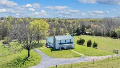 Photo of Scenic 43.37 Acres Farmhouse Retreat in VA – Beautiful Bedford County Countryside Living