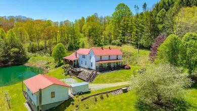 Photo of Stunning Blue Ridge Mountain Retreat – 5 Beds, 4 Baths, 4,633 Sq Ft on 12 Acres…