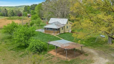 Photo of Perched on a Knoll in NC with 8.6 Acres – Farmhouse Fixer with Impressive Ceiling Heights and Spacious Rooms