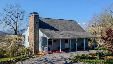 Photo of Private Franklin, NC Mountain Farmhouse Retreat with 7.51 Acres and Breathtaking Long-Range Views