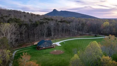 Photo of 26 Acres in NC – Stunning Black Mountain Retreat in Pilot Mountain, NC with Creek, Barn & Scenic Land