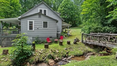 Photo of Peaceful Mountain Escape in NC with 5 Acres – Creekside Setting Near West Jefferson with Endless Possibilities