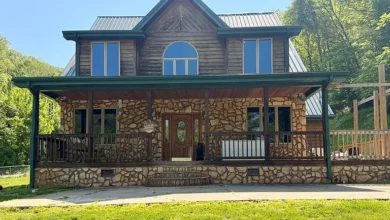 Photo of Rustic Log & Stone Home on 40 Acres with 2,830 Sq Ft and Scenic Kentucky Land