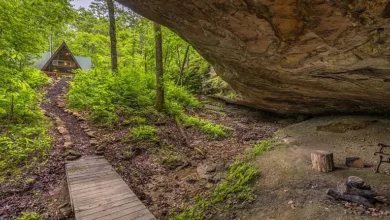 Photo of Private A-Frame Retreat with Cave and 2 Wooded Acres in  Marthasville, MO